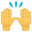 Raising hands :raised_hands: 🙌