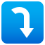 Right arrow curving down :arrow_heading_down: ⤵