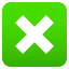 Cross mark button :negative_squared_cross_mark: ❎