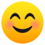 Smiling face with smiling eyes :blush: 😊
