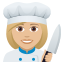 Woman cook: medium-light skin tone :woman_cook_tone2: 👩🏼🍳