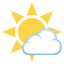 Sun behind small cloud :white_sun_small_cloud: 🌤